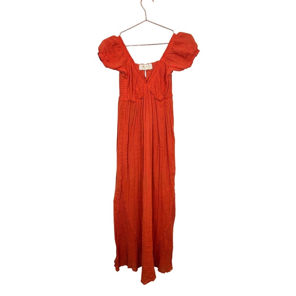 Free People Jen's Pirate Booty D'amico Cotton Beach Dress - Picture 2 of 7